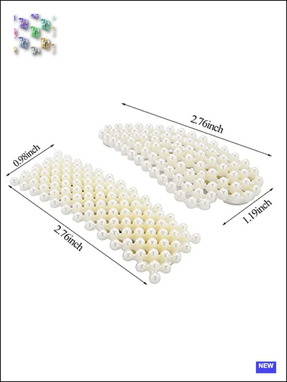 Faux Pearl Rhinestone Leaf Headband Hair Accessories Set with Hair Clips